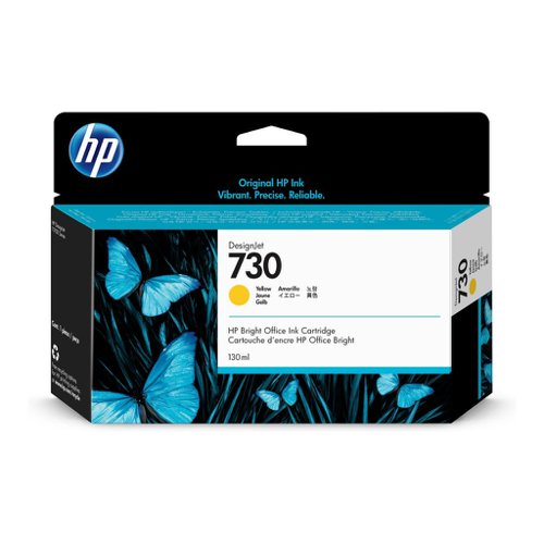 HP No.730 Inkjet Cartridge Yellow 130ml P2V64A