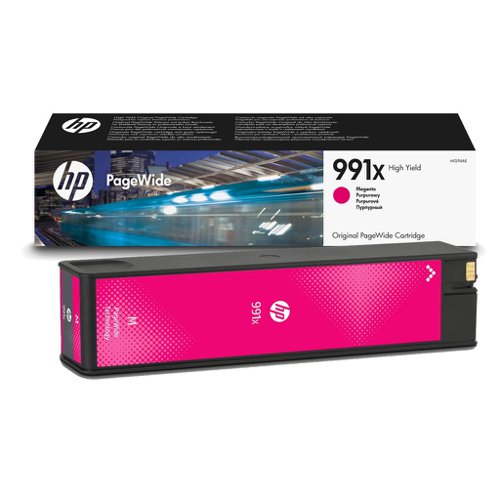 HP No.991X PageWide Inkjet Cartridge High Capacity Magenta M0J94AE