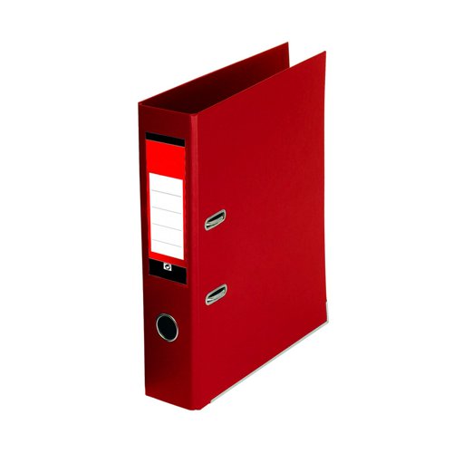 Value PVC Lever Arch File A4 Red