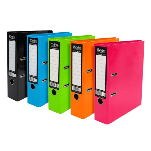 Pukka Brights Lever Arch File A4 Assorted Colours (Pack 10) BR-9448
