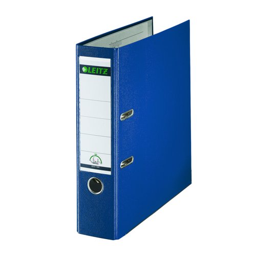 Leitz Plastic 180 Lever Arch File A4 80mm Blue 10100035
