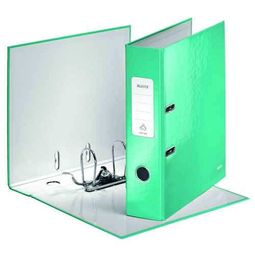 Leitz WOW Lever Arch File A4 80mm Ice Blue 10050051