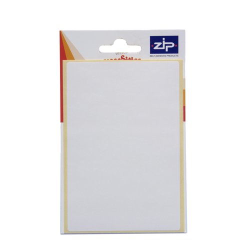 Rectangular Labels 80x120mm White (Pack 7)