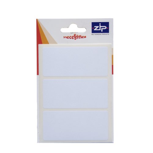 Rectangular Labels 34x75mm White (Pack 21)