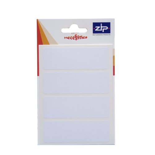 Rectangular Labels 25x75mm White (Pack 28)