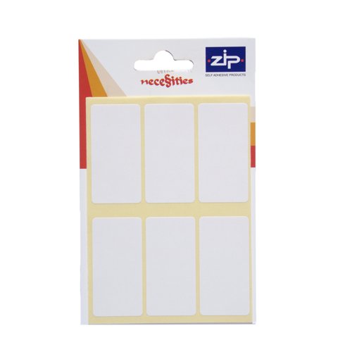Rectangular Labels 25x50mm White (Pack 42)