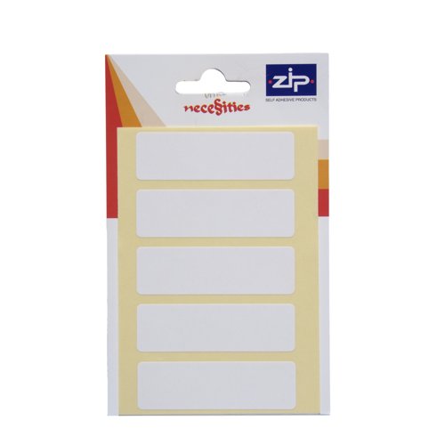 Rectangular Labels 19x63mm White (Pack 35)