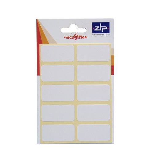 Rectangular Labels 19x38mm White (Pack 70)