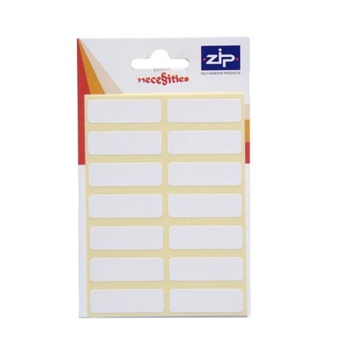 Rectangular Labels 12x38mm White (Pack 98)