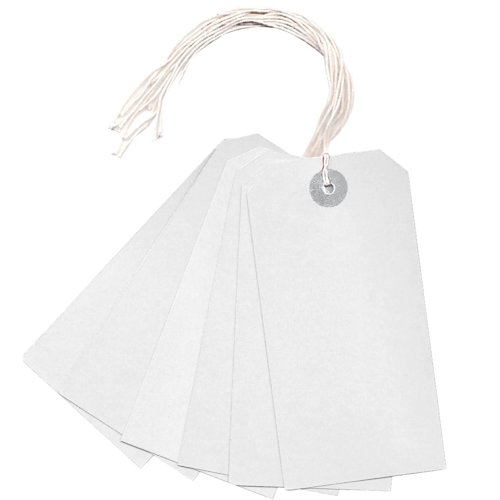 Strung Tag 120x60mm White (Pack 250)