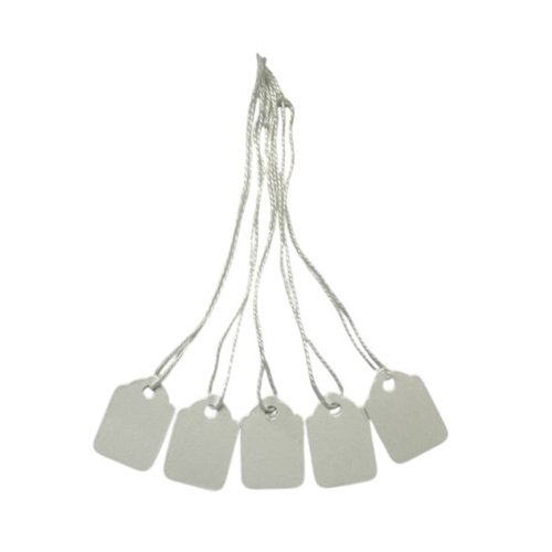 Strung Tags 32x22mm White (Pack 1000)