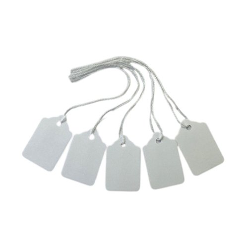 Strung Tags 42x27mm White (Pack 1000)