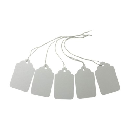 Strung Tags 70x44mm White (Pack 1000)