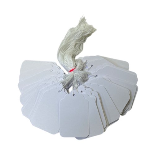 Strung Tags 80x50mm White (Pack 1000)