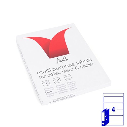 Lever Arch File Labels (Pack 100)