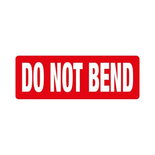 Printed Parcel Labels Do Not Bend (Pack 1000)