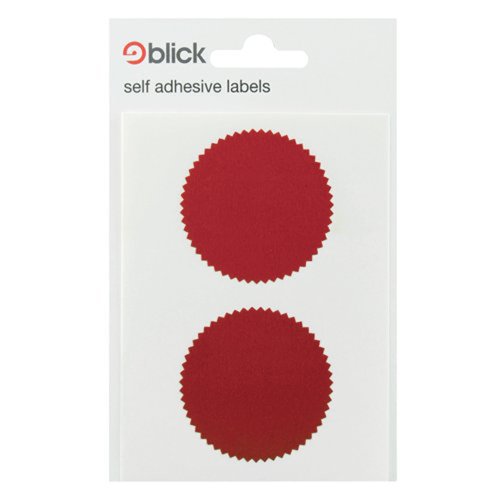 Company Seals 50mm Red (Pack 8)