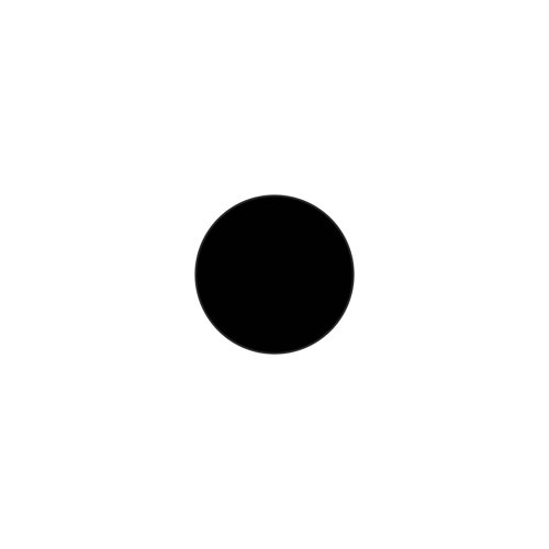 Beaverswood Floor Signals Circle Shape 90mm Black (Pack 100) FSBK/O