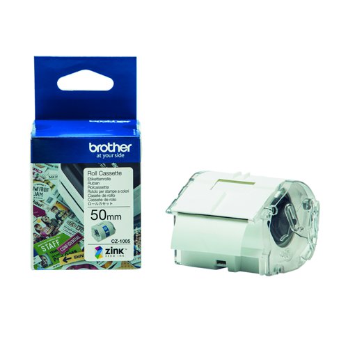 Brother Colour Label Roll 50mm x 5m CZ-1005