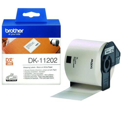 Brother Shipping Label Roll 62x100mm (Pack 300) DK-11202