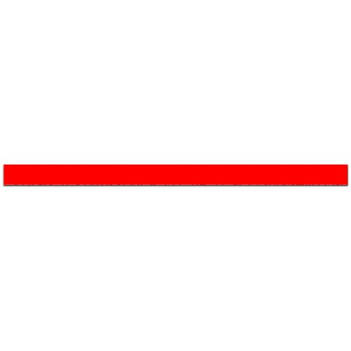 Beaverswood Label Card Insert 27x500mm Red (Pack 20) LC350R