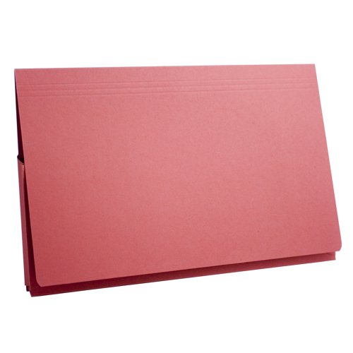 Guildhall Full Flap Pocket Wallets 356x254mm Red 315gsm PW3-RedZ