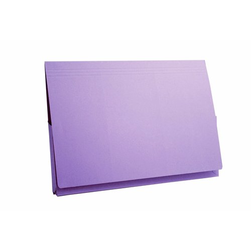Guildhall Full Flap Pocket Wallets 356x254mm Mauve 315gsm PW3-MVEZ