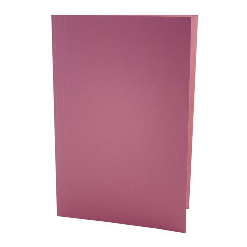 Guildhall Square Cut Folders Foolscap 315gsm Pink FS315-PNKZ