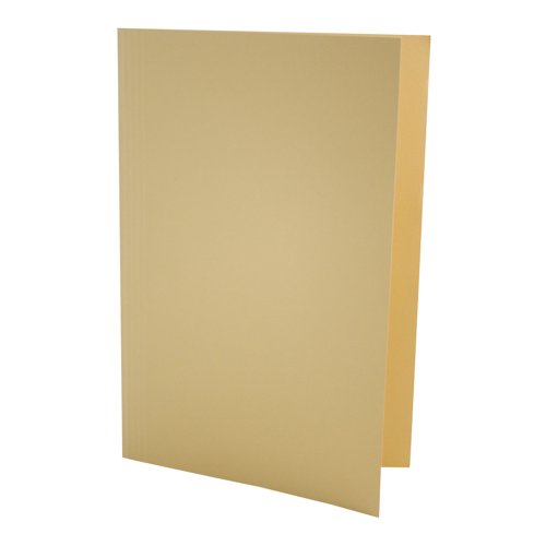 Guildhall Square Cut Folders Foolscap 315gsm Yellow FS315-YLWZ
