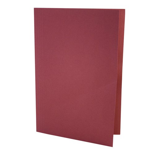 Guildhall Square Cut Folders Foolscap 315gsm Red FS315-RedZ