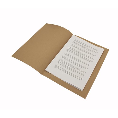 Guildhall Square Cut Folders Foolscap 250gsm Buff FS250-BUFZ