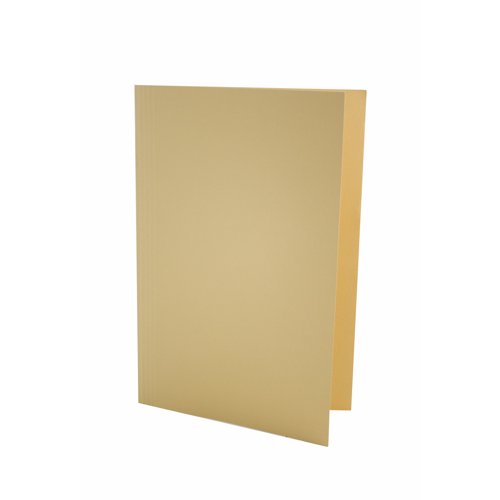Guildhall Square Cut Folders Foolscap 250gsm Yellow FS250-YLWZ