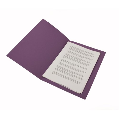 Guildhall Square Cut Folders Foolscap 250gsm Mauve FS250-MVEZ