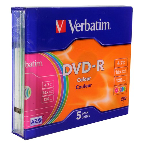 Verbatim DVD-R Slim Case (5) 43557