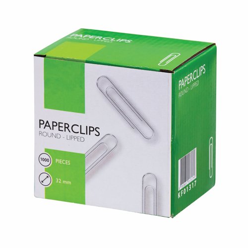 Paper Clips Large Lipped 32mm (Pack 1000)