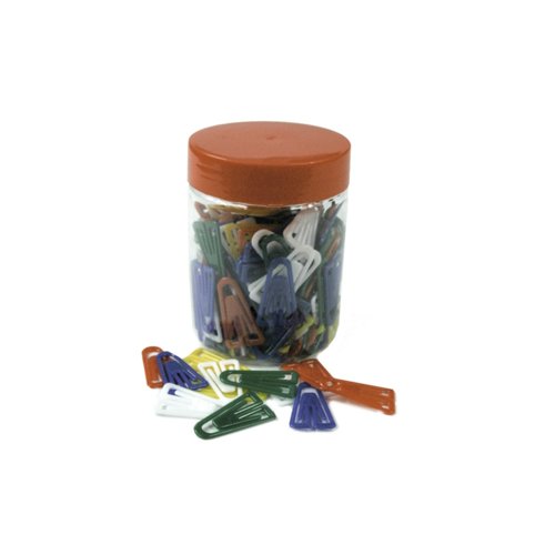 Plastic Paper Clips 38mm (Pack 160)