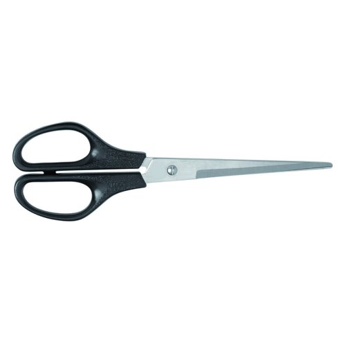 Office Scissors 180mm Black Handle