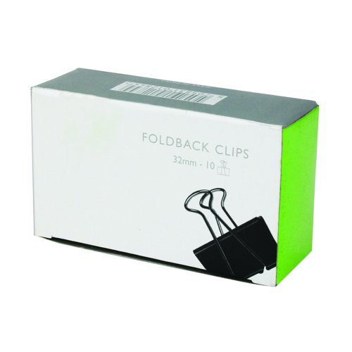 Foldback Clips 32mm (Pack 10)