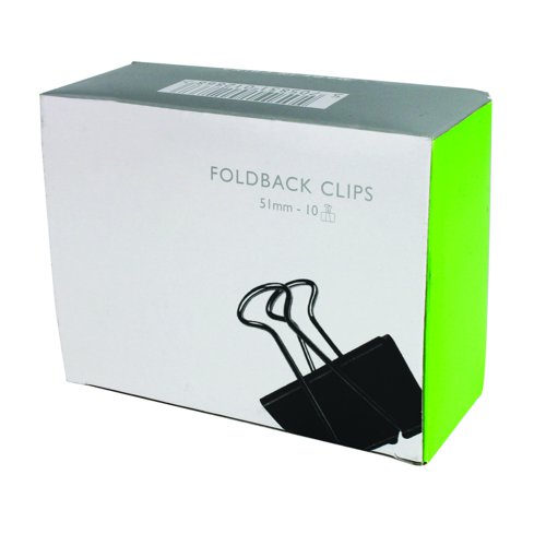 Foldback Clips 51mm (Pack 10)