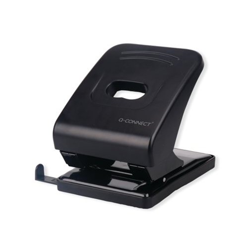 Heavy Duty Two Hole Punch Black