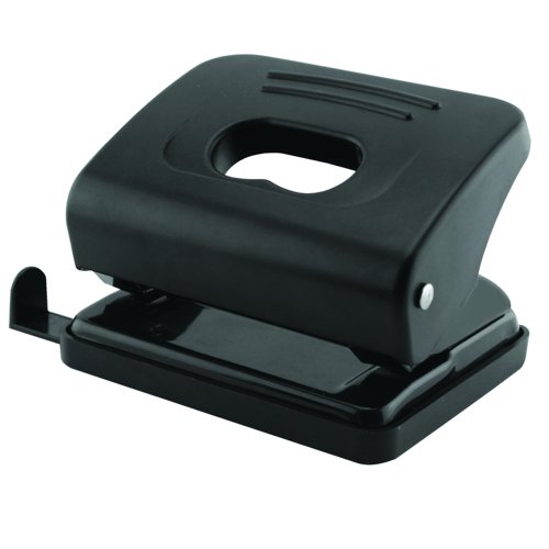 Value Two Hole Punch 30sheet Metal Black