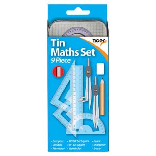 Maths Set Tin (Set of 9)