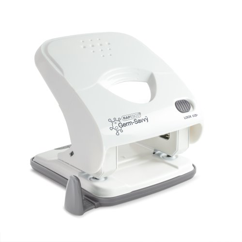 Rapesco ECO X5-40ps Less Effort 2-Hole Punch Soft White 1526
