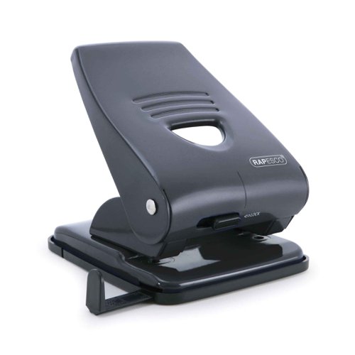 Rapesco Metal Heavy Duty Punch Black PF800AB1