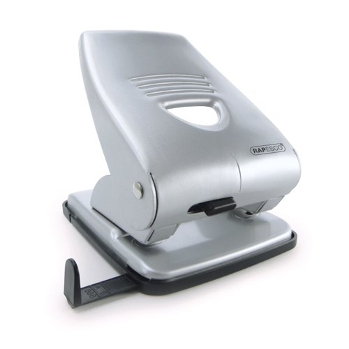 Rapesco Metal Heavy Duty Punch Silver 1024