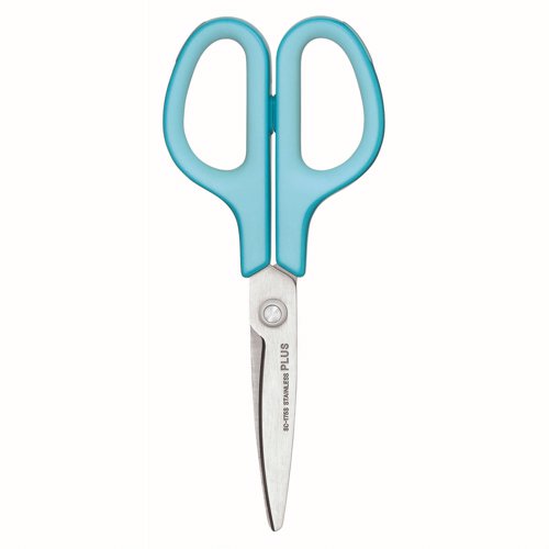 PLUS Fitcut Curve Stainless Steel Scissors Right Handed Blue 35052