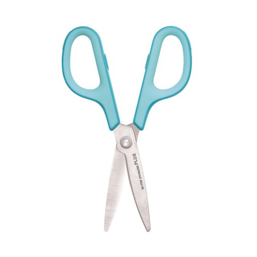PLUS Fitcut Curve Stainless Steel Scissors Left Handed Blue 35055