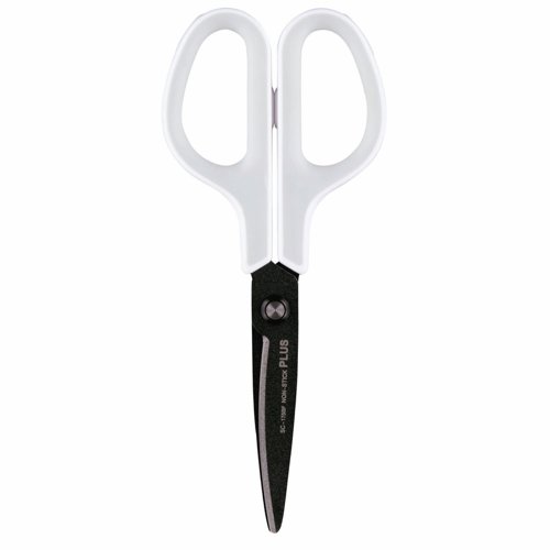 PLUS Fitcut Curve Fluorine-Coated Scissors White/Grey 35056