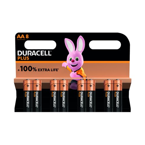 Duracell Plus Battery AA (Pack 8) 81275377