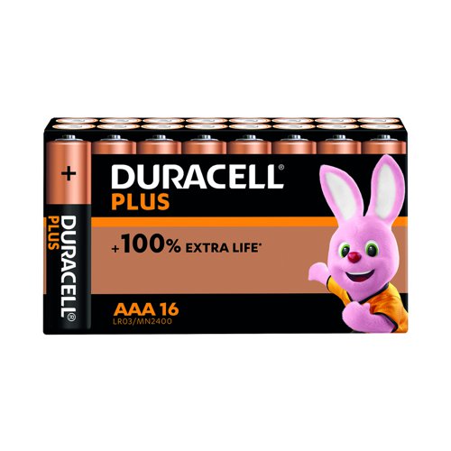 Duracell Plus Power Battery AAA (16) 81275409
